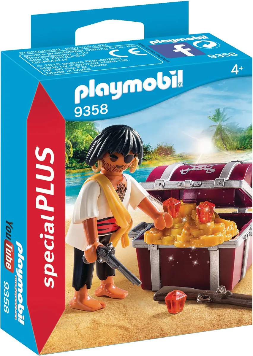 Playmobil Piraat met Schatkist 9358