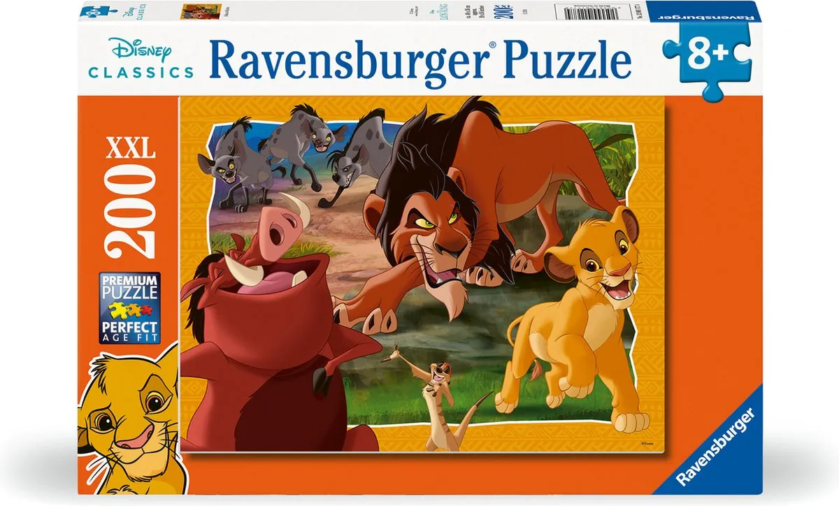Ravensburger Disney The Lion King Legpuzzel 200 Stuks - 12001177