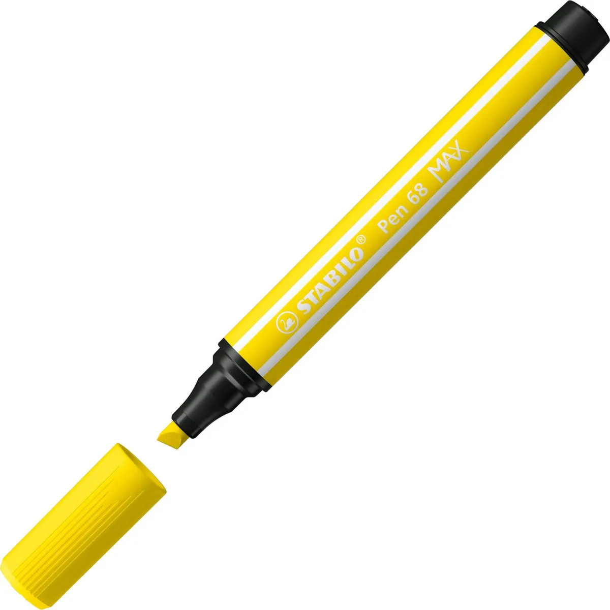 STABILO Pen 68 MAX Viltstift - Citroengeel