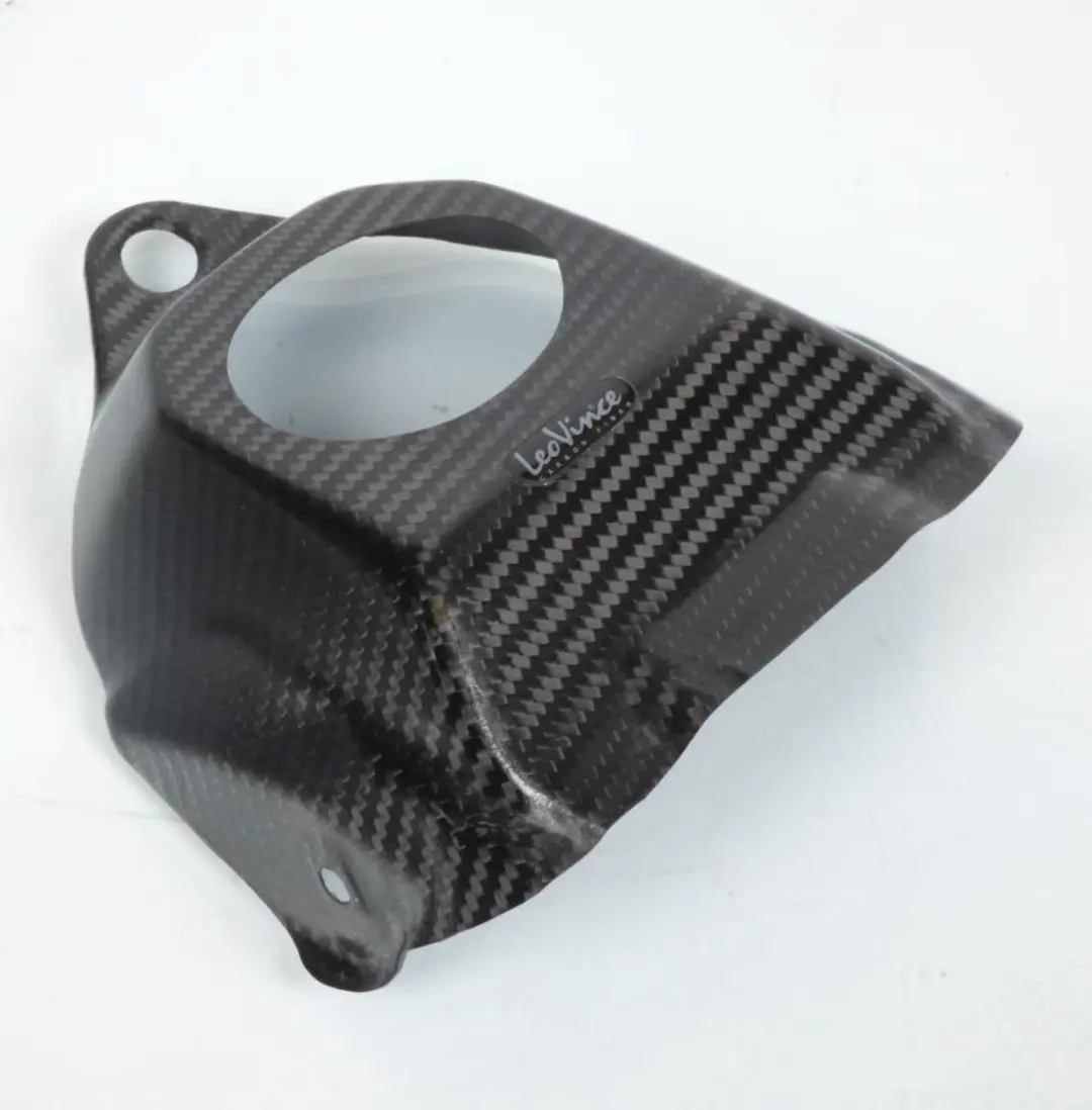 Couvre enjoliveur réservoir carbone Leovince pour moto Kawasaki 250 KX F 2013 N