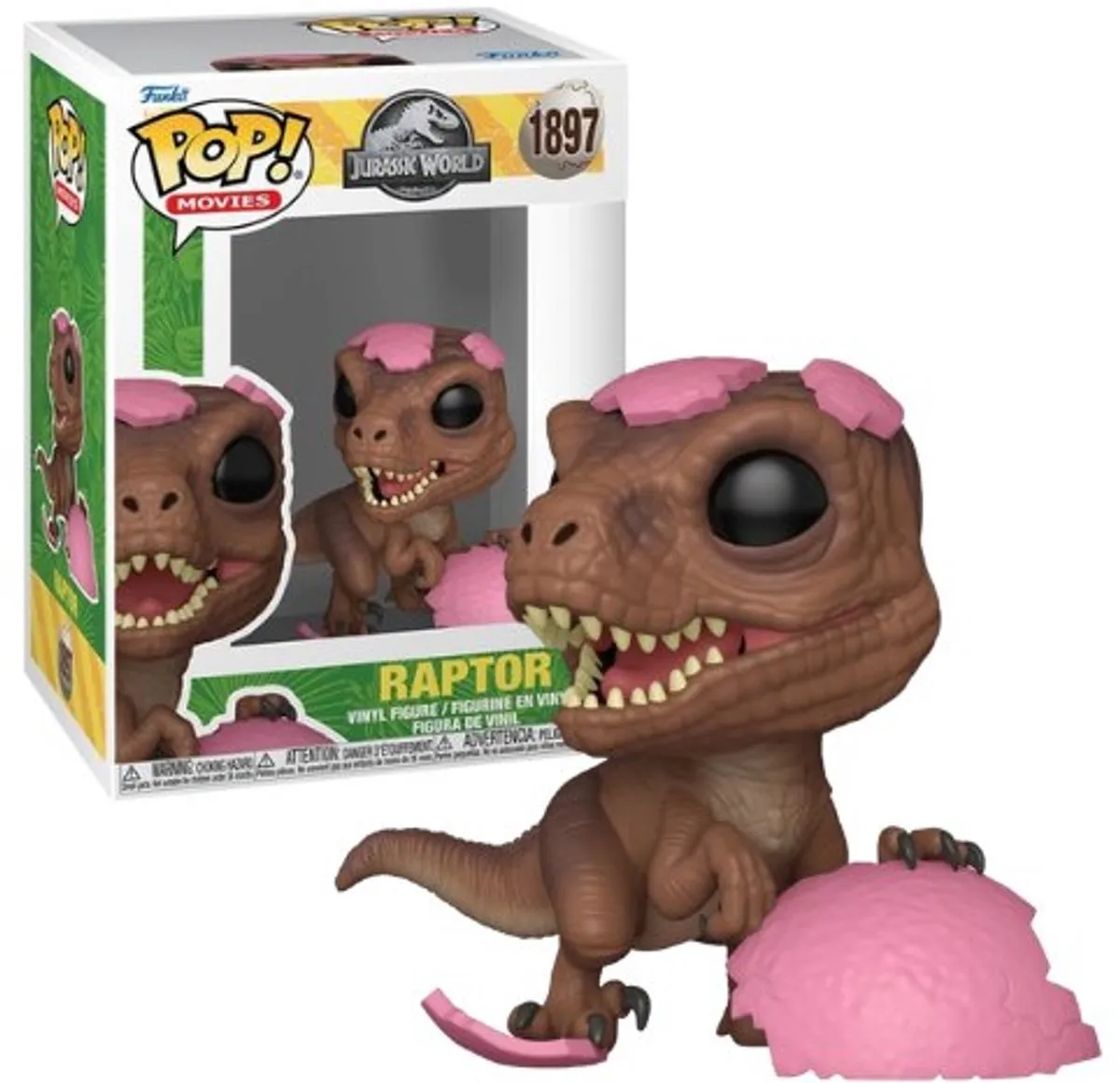 Funko Pop! Jurassic World Raptor #1897 - Multicolor