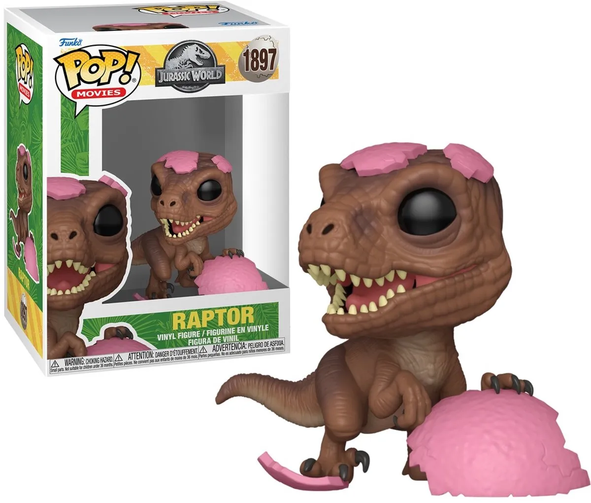 Funko Pop! Jurassic World Raptor #1897 - Multicolor
