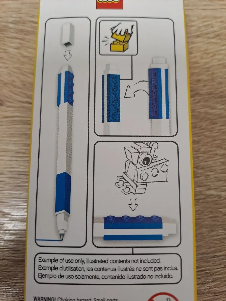 LEGO Gelpennen - Blauw - 2 Stuks