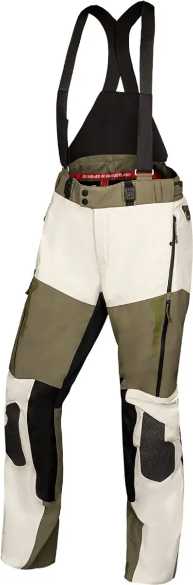 IXS Venture-GTX 1.0 Waterdichte Light Grijs Groen Textiele Motorbroek