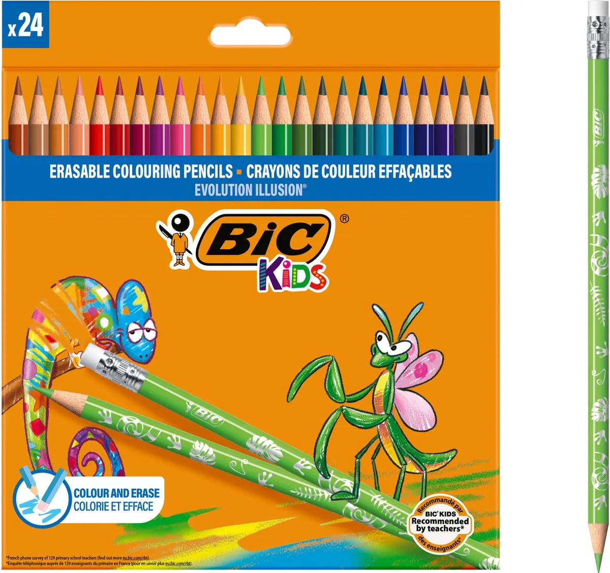 BIC Kids Illusion Kleurpotloden 24 Stuks