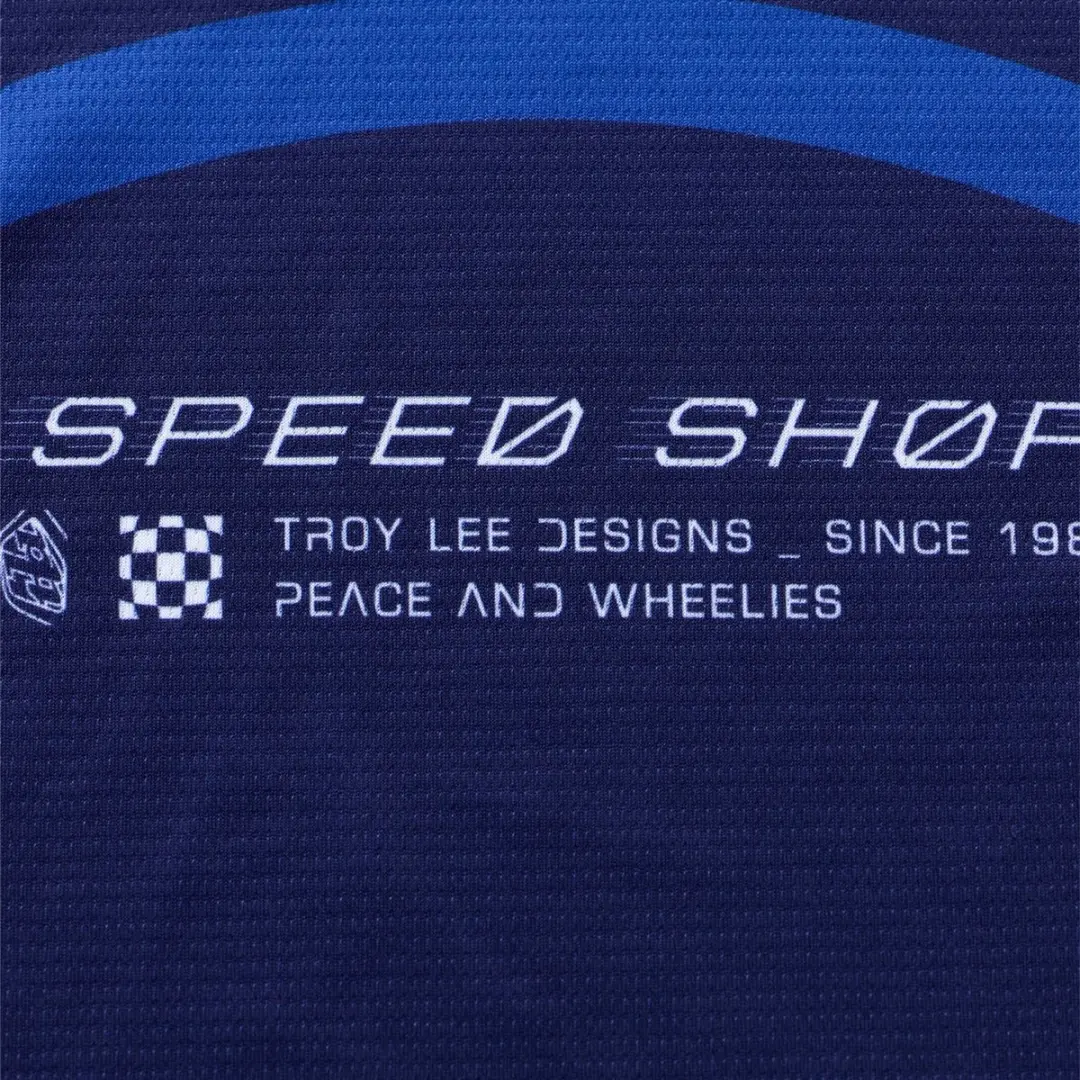 Troy Lee Designs GP Pro Swerve Motocross-trui Marineblauw XL