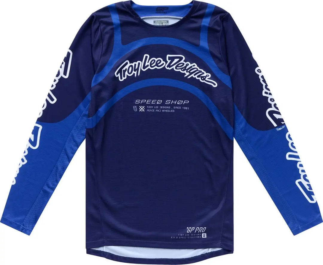 Troy Lee Designs GP Pro Swerve Motocross-trui Marineblauw XL