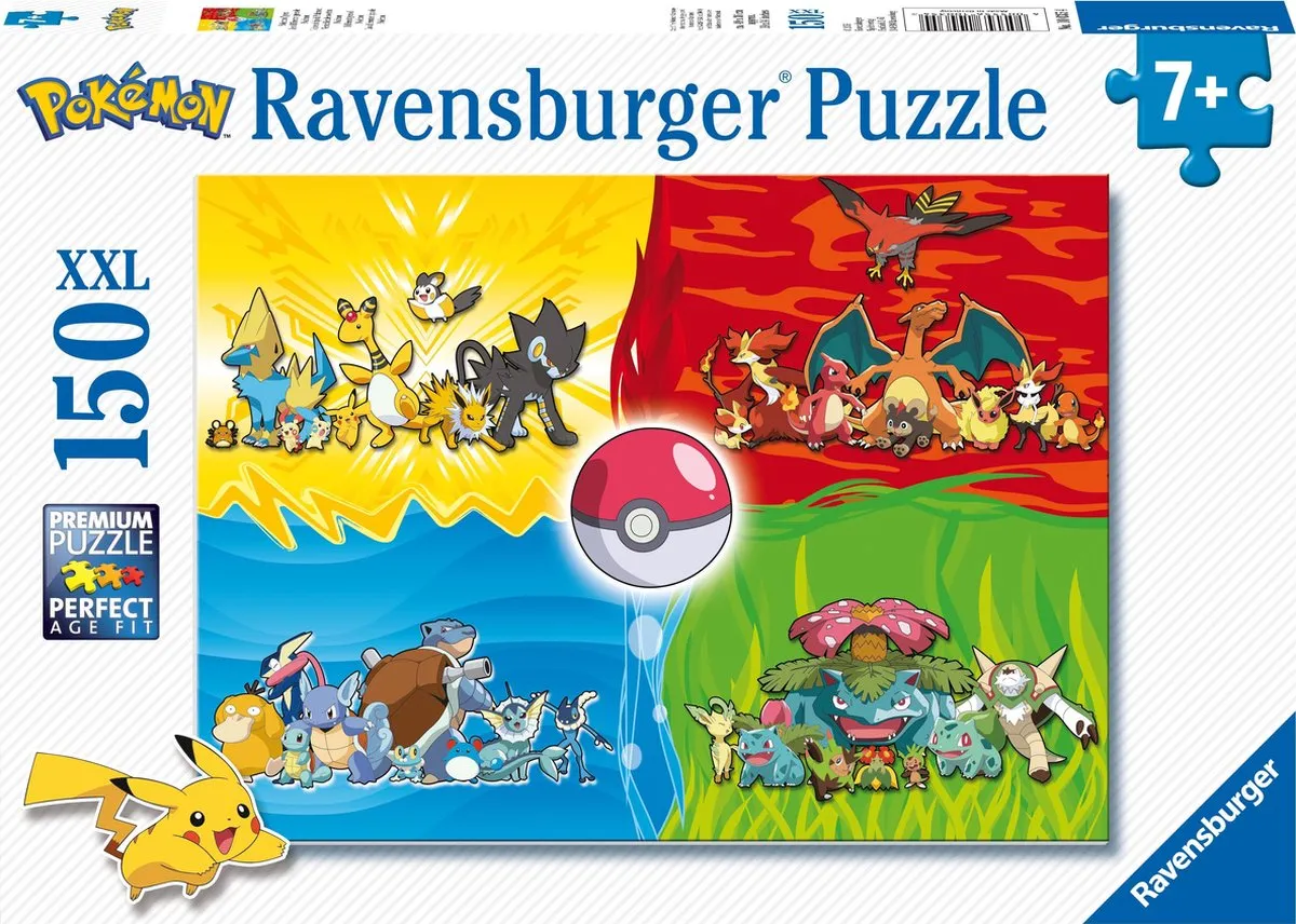 Ravensburger Pokémon Puzzel 150 Stuks - Multicolor