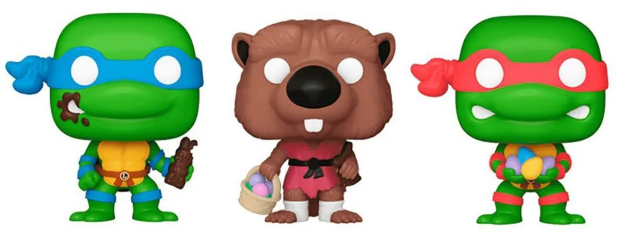 Funko Pop! TMNT Splinter Leonardo Raphael - Multicolor
