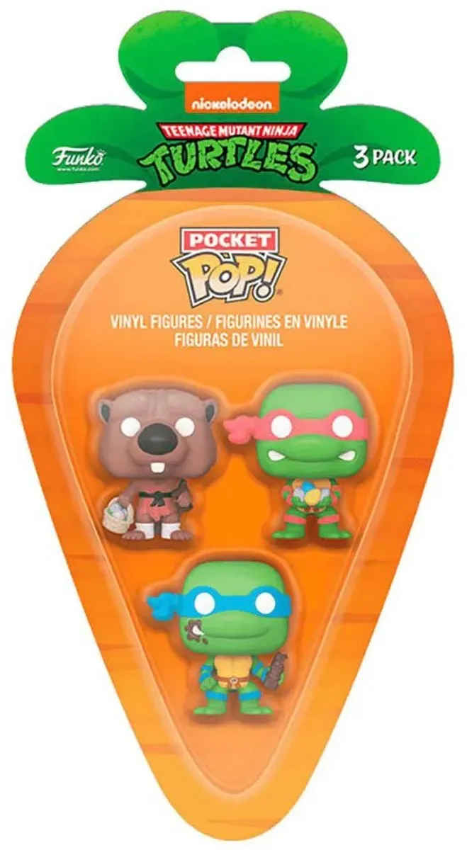 Funko Pop! TMNT Splinter Leonardo Raphael - Multicolor