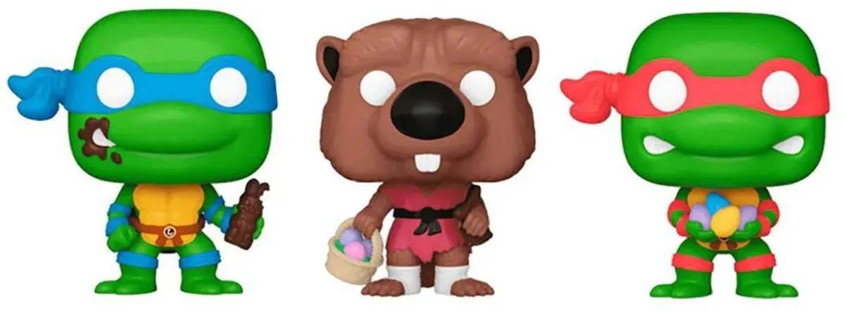 Funko Pop! TMNT Splinter Leonardo Raphael - Multicolor