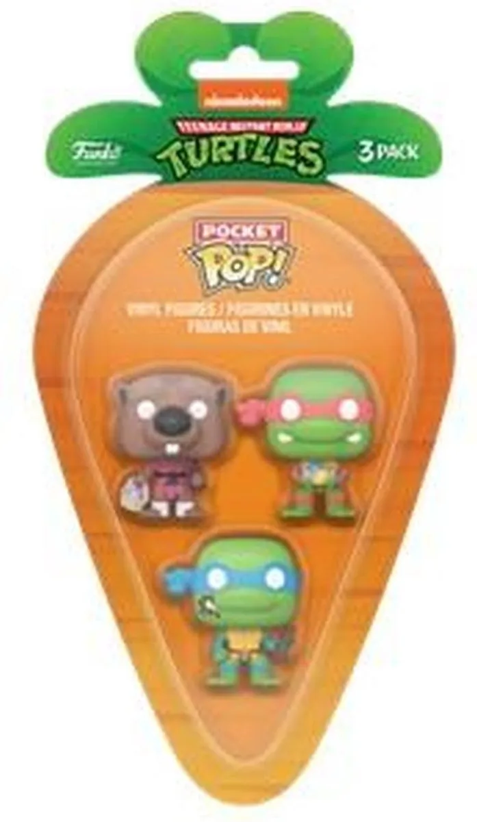 Funko Pop! TMNT Splinter Leonardo Raphael - Multicolor
