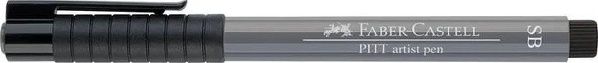 Faber-Castell Pitt Artist Pen Soft Brush 233 Koud Grijs IV
