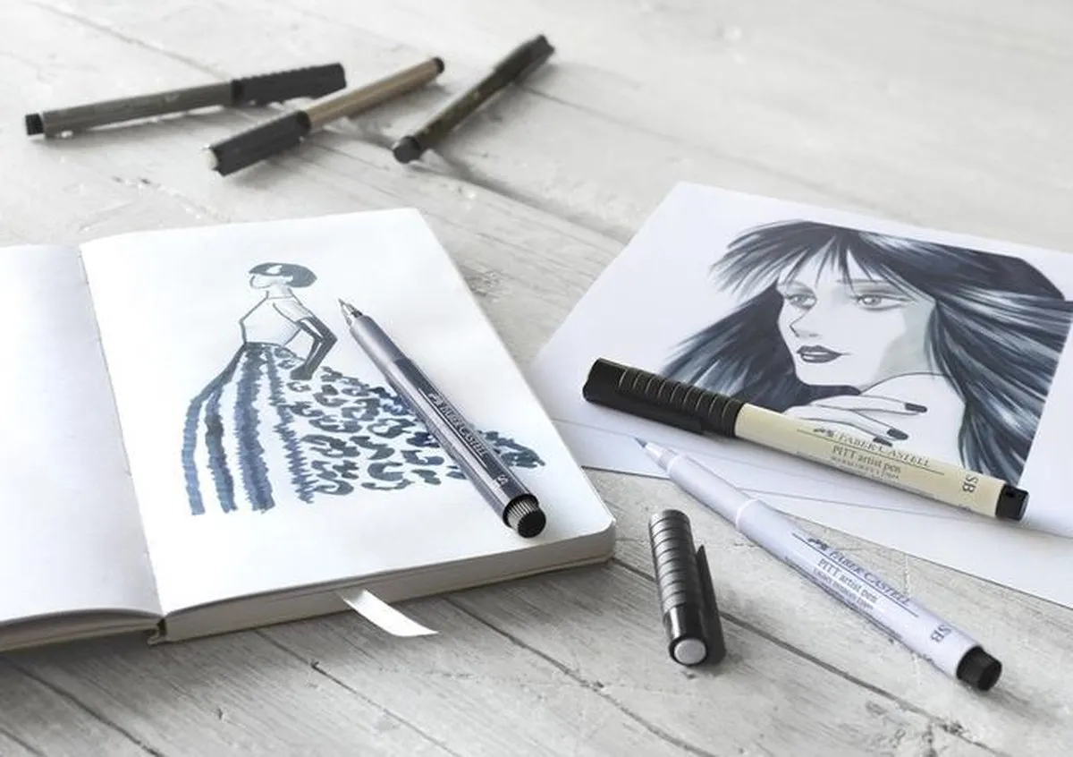 Faber-Castell Pitt Artist Pen Soft Brush 233 Koud Grijs IV