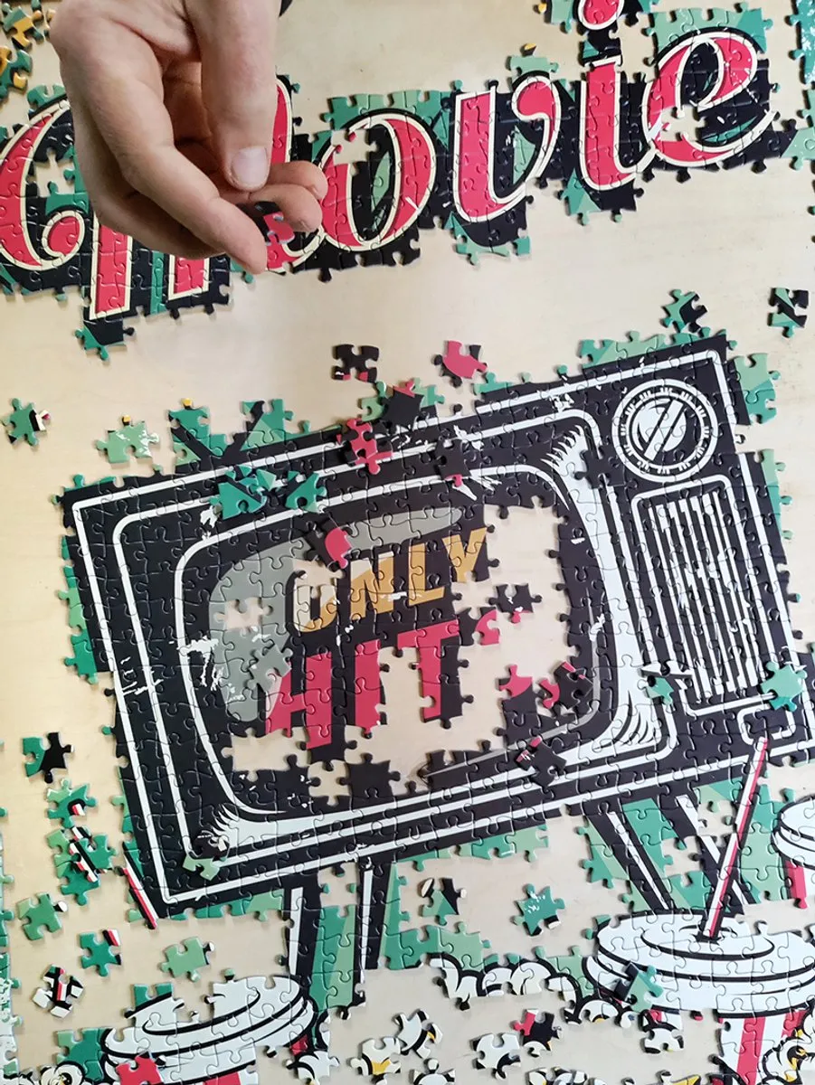 Tactic Vintage Retro Movie Collection Puzzel 1000 Stuks