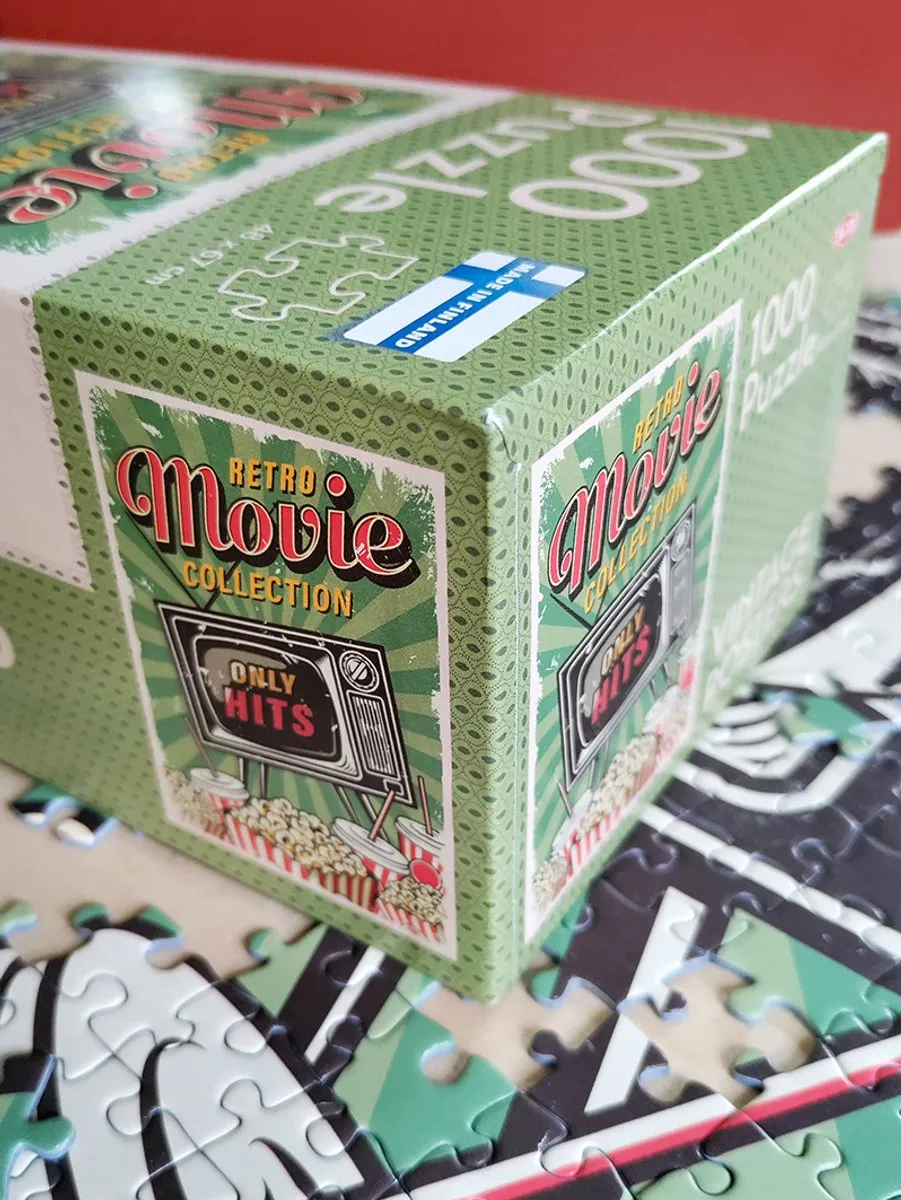 Tactic Vintage Retro Movie Collection Puzzel 1000 Stuks