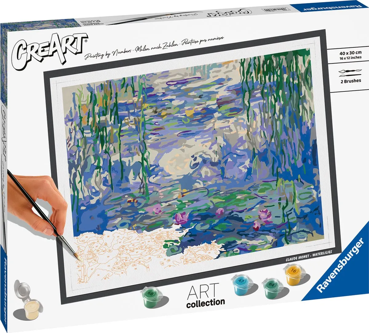 Ravensburger Waterlilies Monet Schilderen op nummer