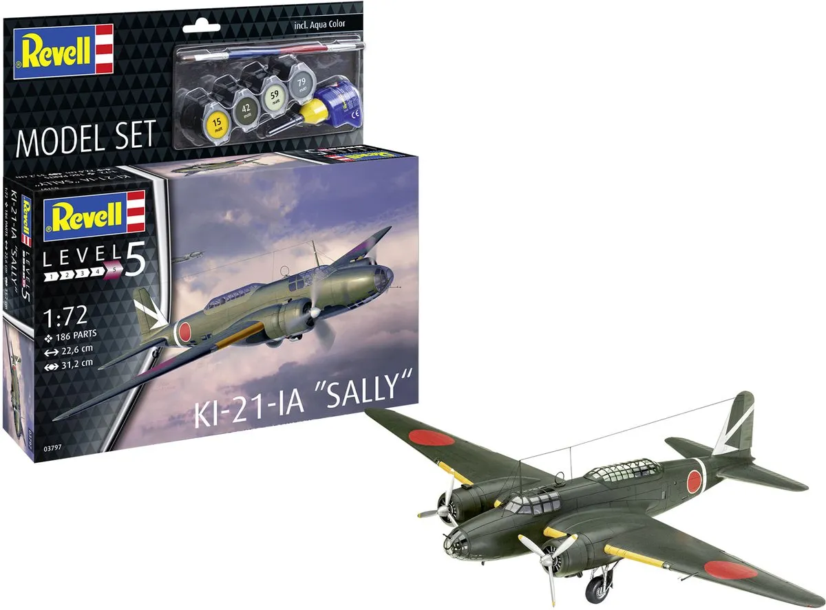 Revell 63797 Mitsubishi Ki-21-la -Sally- Modelbouwpakket 1:72