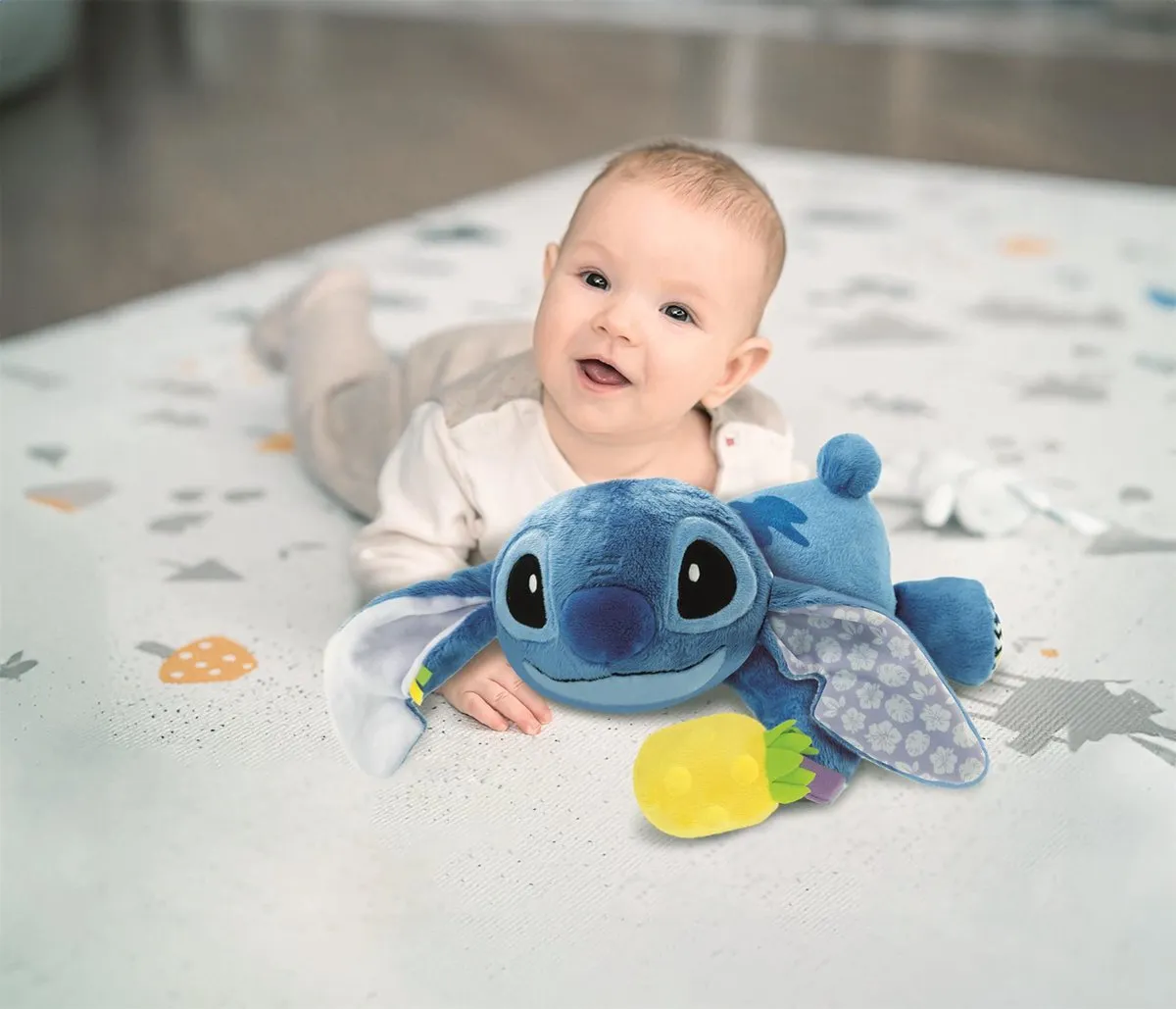 Clementoni Stitch Knuffel - Blauw