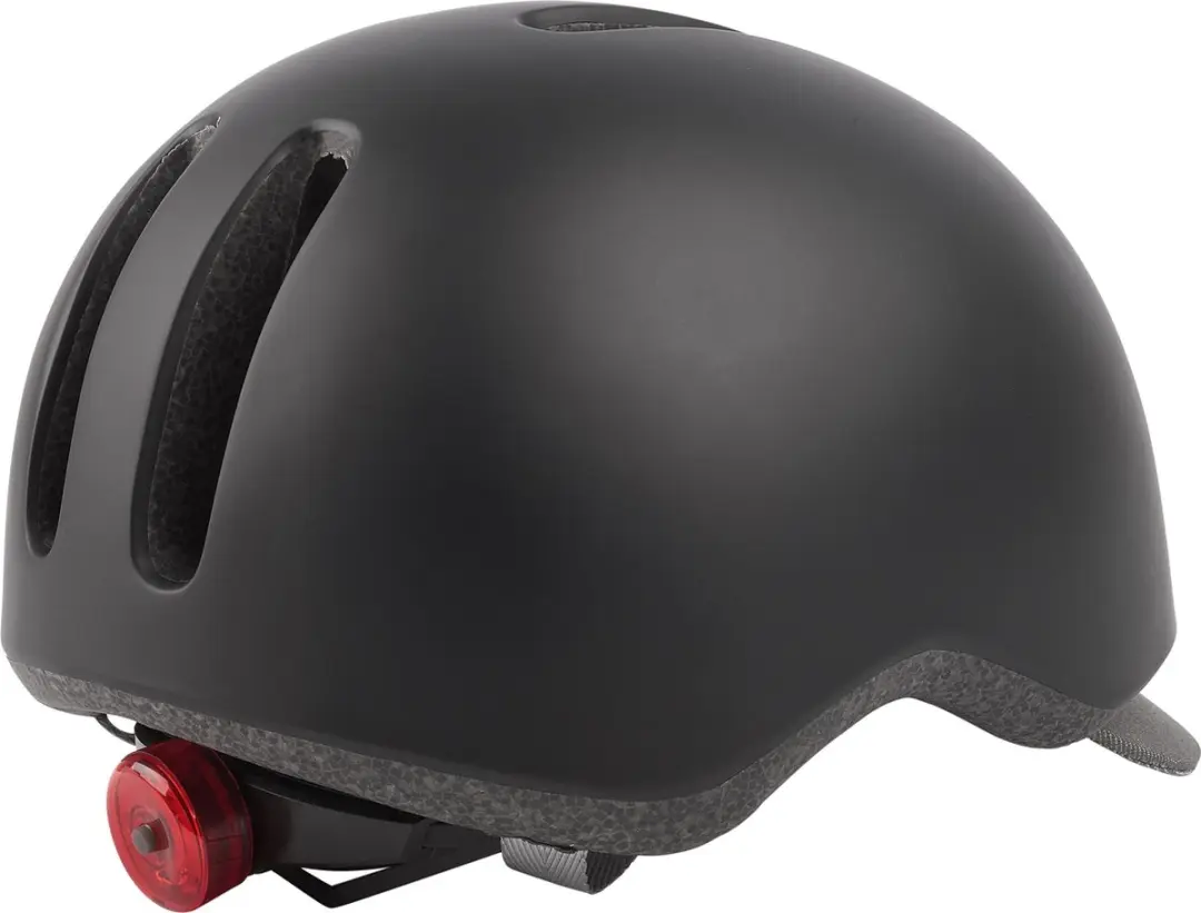 Polisport Commuter Fietshelm M - Mat Zwart/Grijs