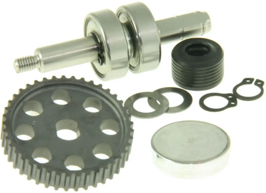 Waterpomp revisieset Polini Race RVS Incl. Oliepomptandwiel Gilera & Piaggio