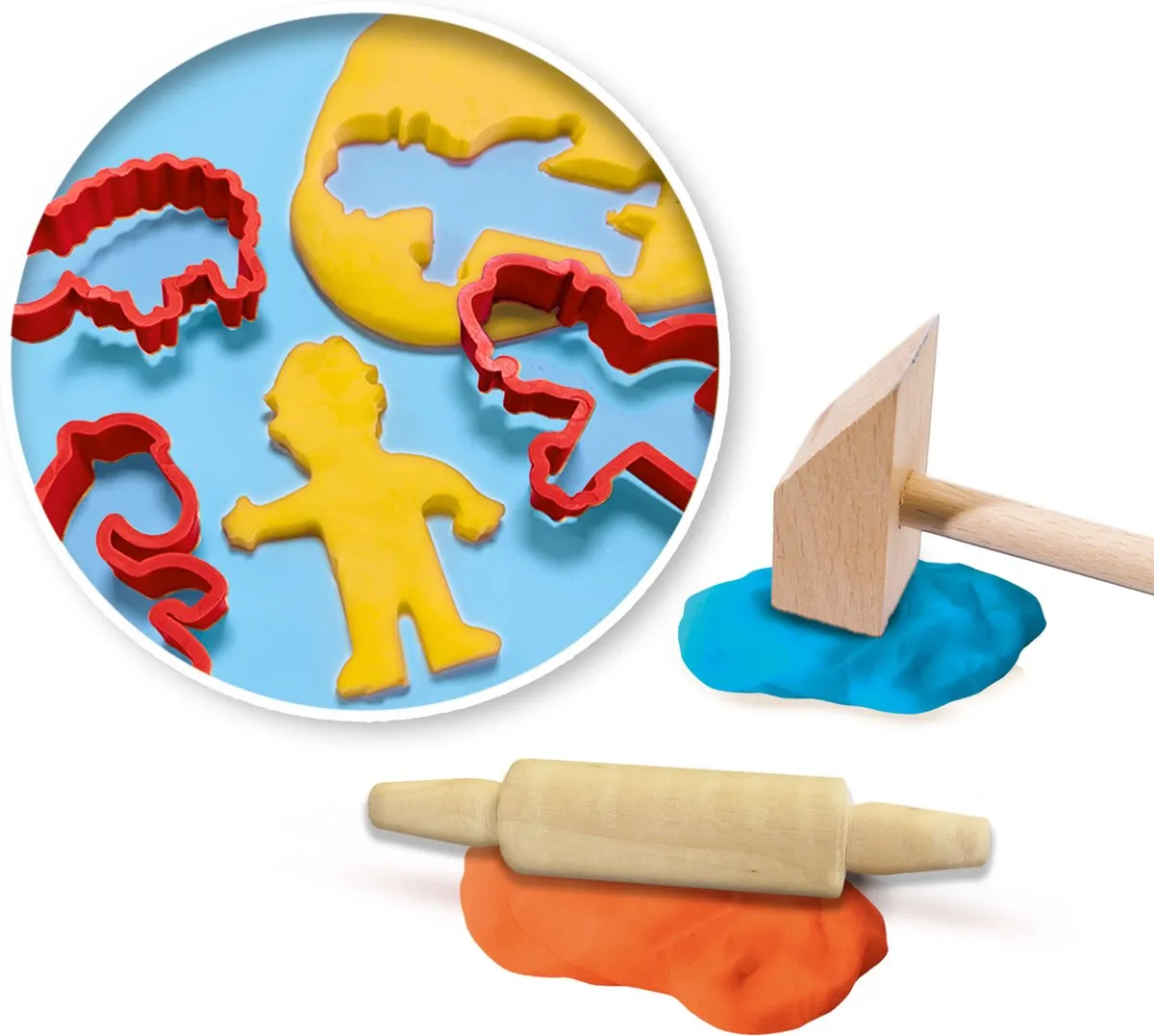 SES Creative My First Klei Mega Set - 7 Stuks - Boerderij Thema