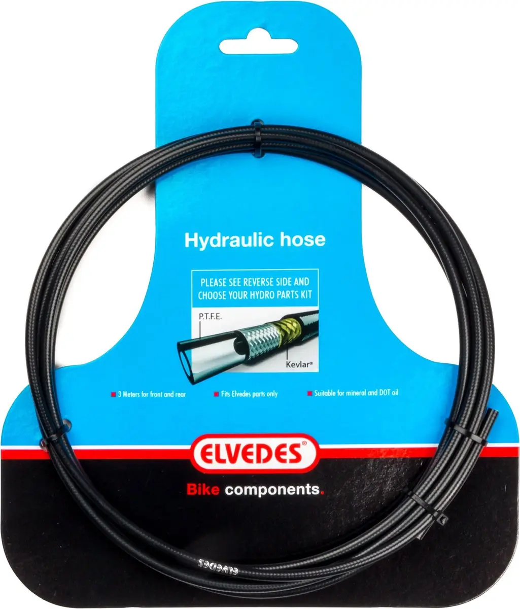 Elvedes Hydraulische Leiding Schrijfrem 3 Meter Zwart