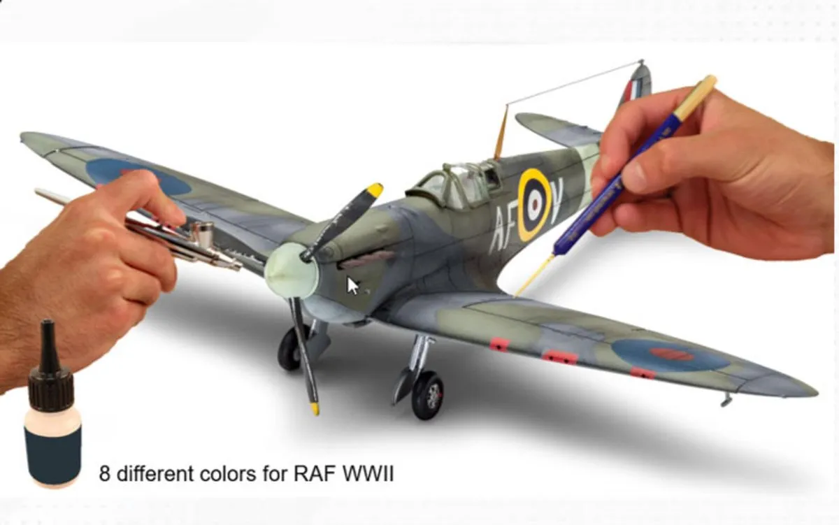 Revell Model Color RAF WWII Vliegtuigen Acrylverfset 8x17ml