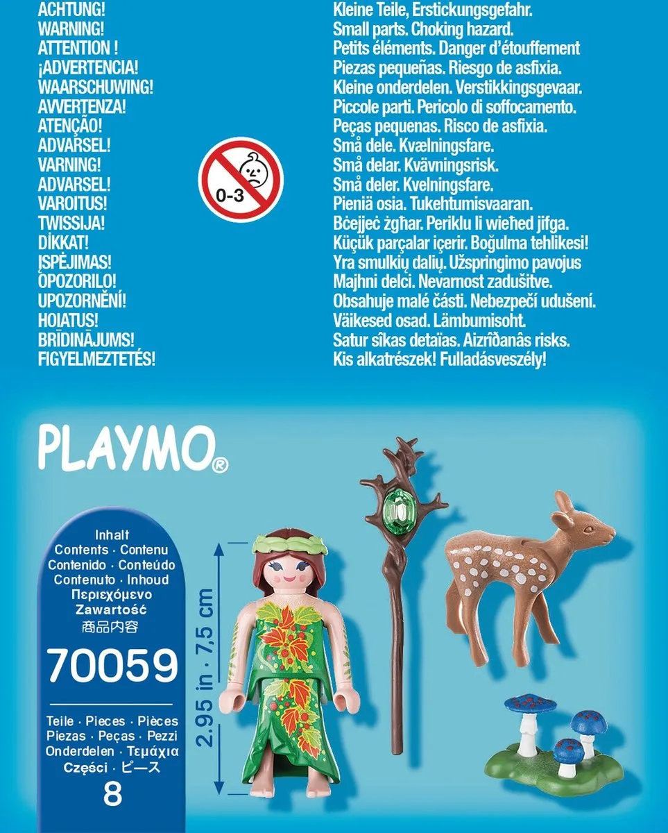 Playmobil Special Plus Nimf en Hertenkalf 70059 - Multicolor - afbeelding 6 van 6