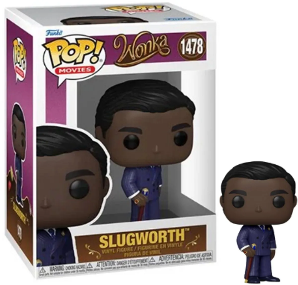 Funko Pop Wonka Slugworth Movies #1478 - 9,5cm - Multi