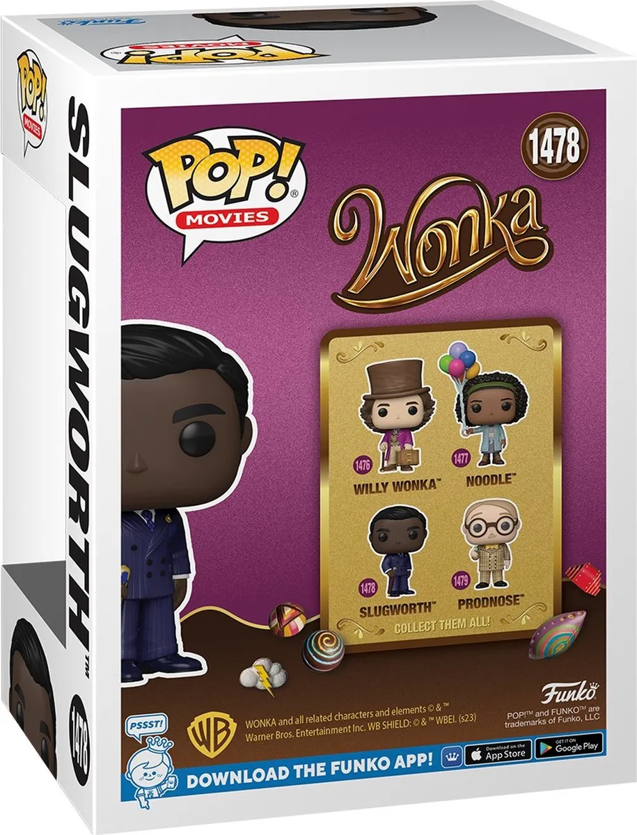 Funko Pop Wonka Slugworth Movies #1478 - 9,5cm - Multi