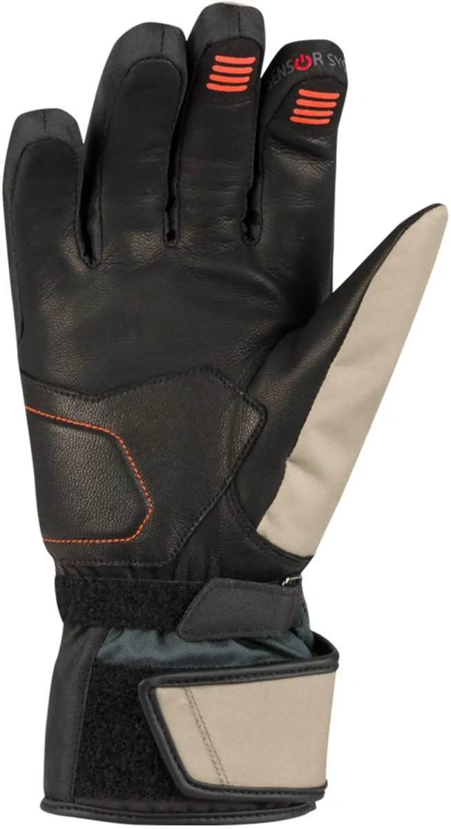 Bering Lady Siberia Handschoenen 8 - Beige/Grijs/Oranje