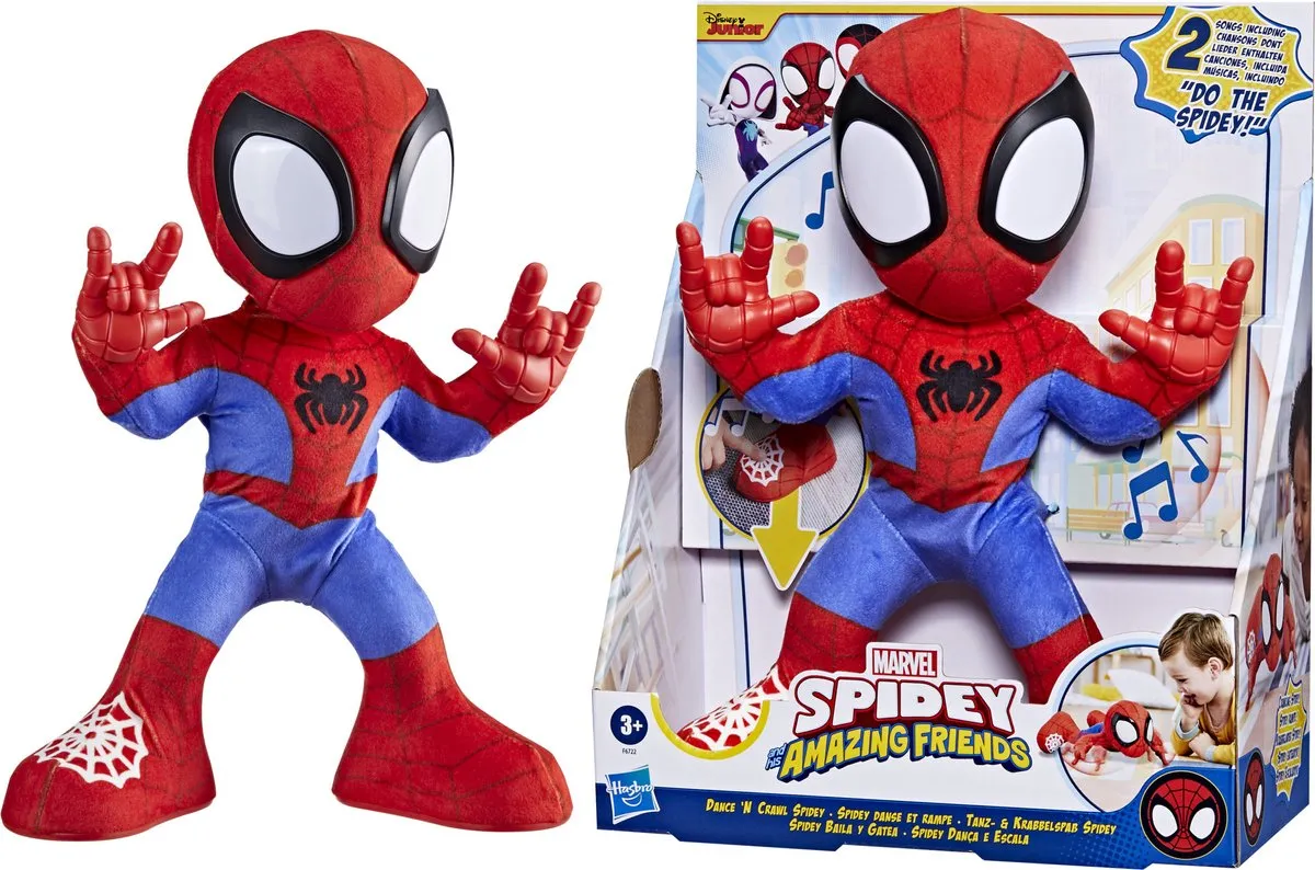 Marvel Spidey and His Amazing Friends Dance 'N Crawl Spidey - Rood