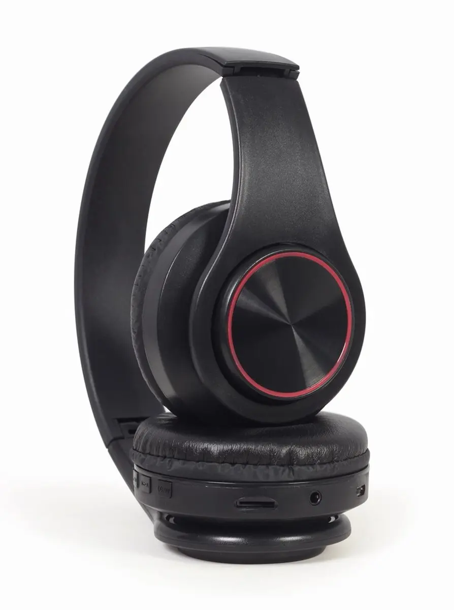 Gembird BT Stereo Headset BHP-LED-01 - Zwart - afbeelding 5 van 6