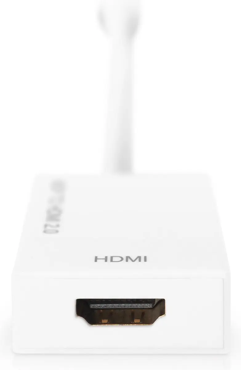Digitus AK-340416-002-W Mini DisplayPort naar HDMI Kabel - Wit
