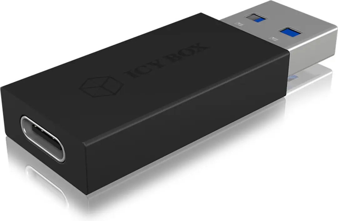 ICY BOX IB-CB015 USB Type-C 3.1 (Gen 2) USB Type-A 3.1 (Gen 2) Zwart