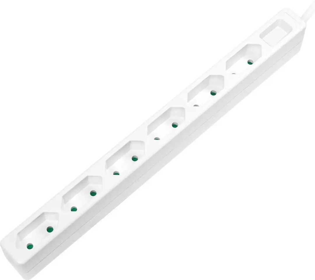 Logilink Stekkerdoos 6-voudig Wit - 1,5m - afbeelding 4 van 4