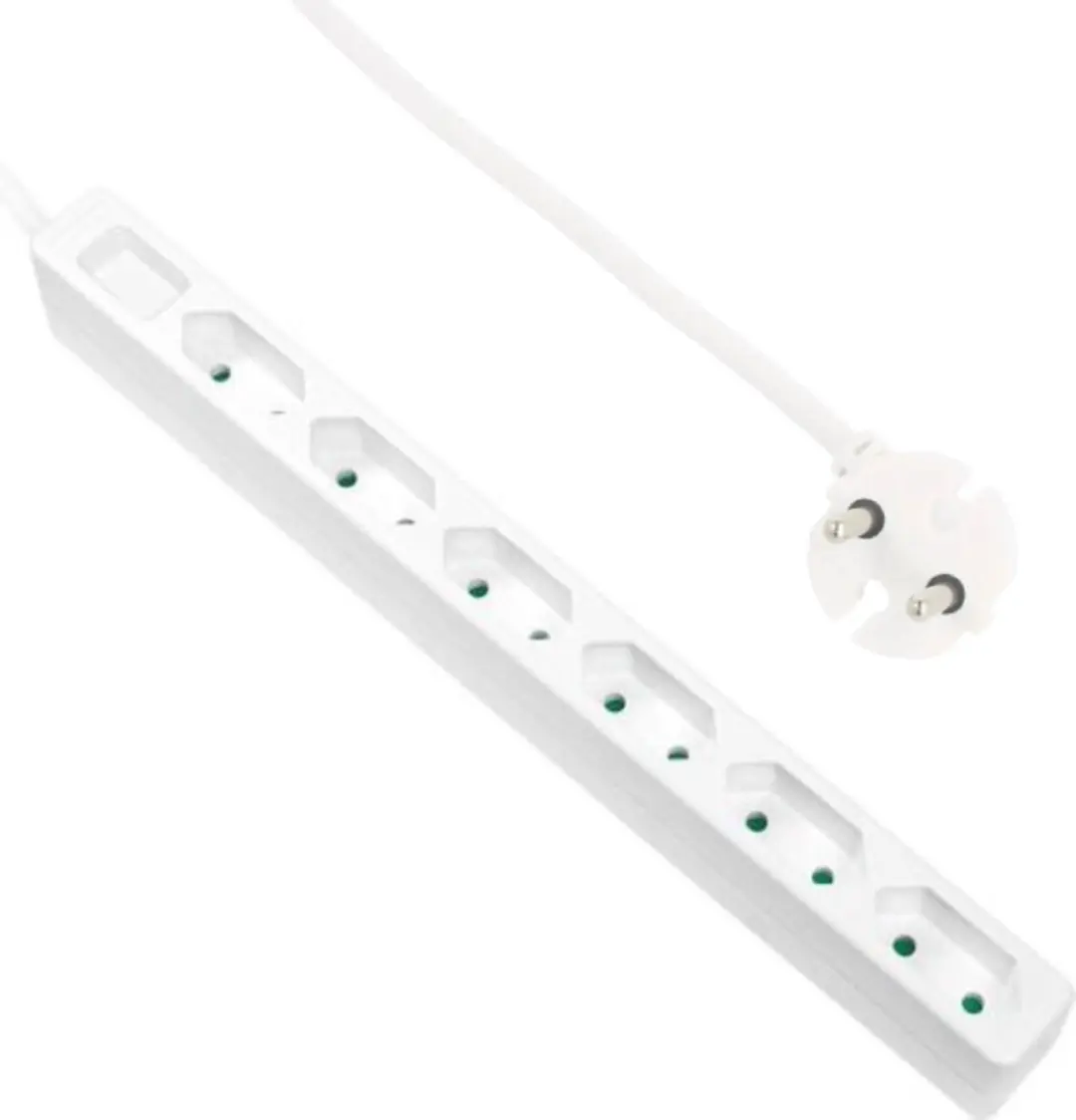 Logilink Stekkerdoos 6-voudig Wit - 1,5m - afbeelding 2 van 4