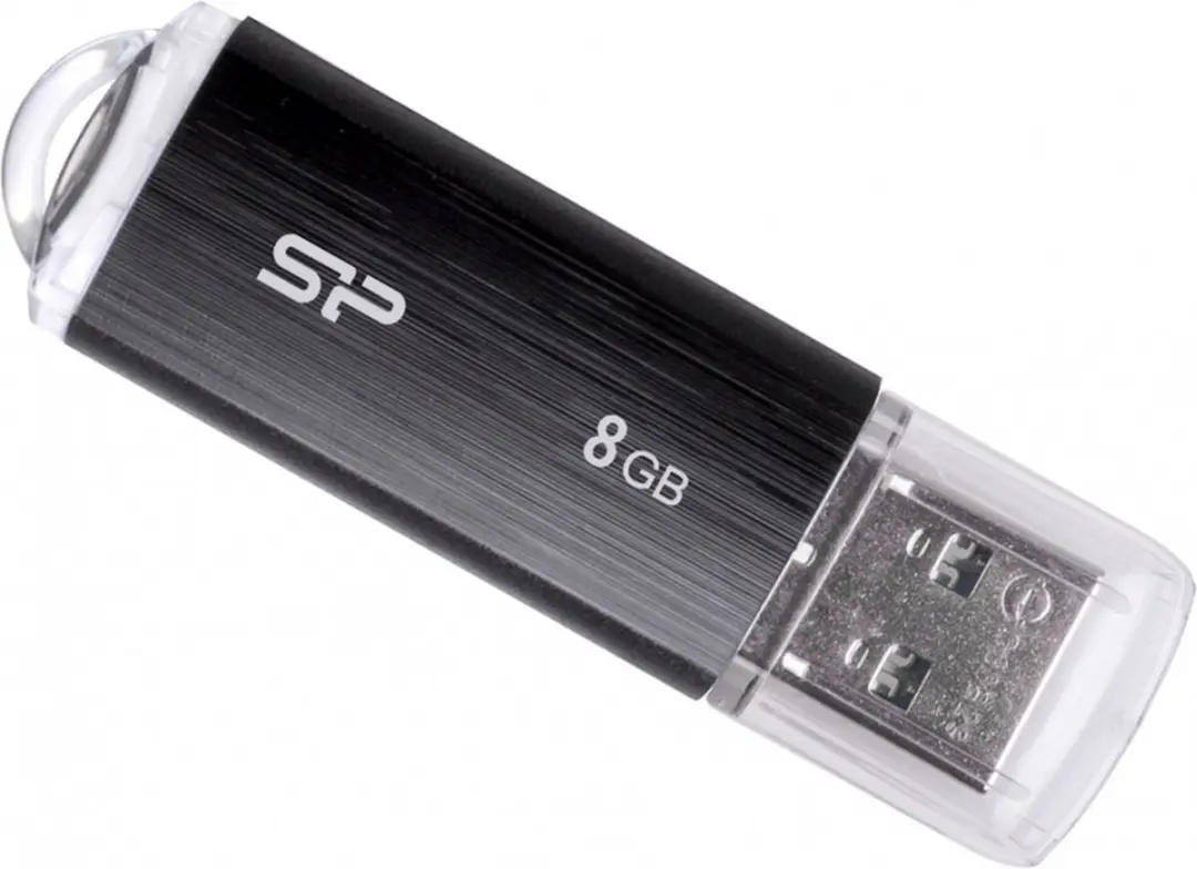 Silicon Power Ultima U02 USB Stick 8GB - Zwart