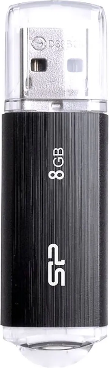 Silicon Power Ultima U02 USB Stick 8GB - Zwart