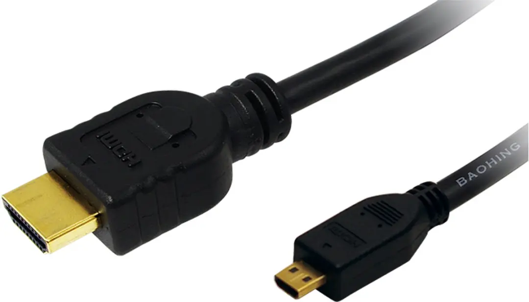 Logilink 1.4 High Speed HDMI naar Micro HDMI Kabel 2m - Zwart