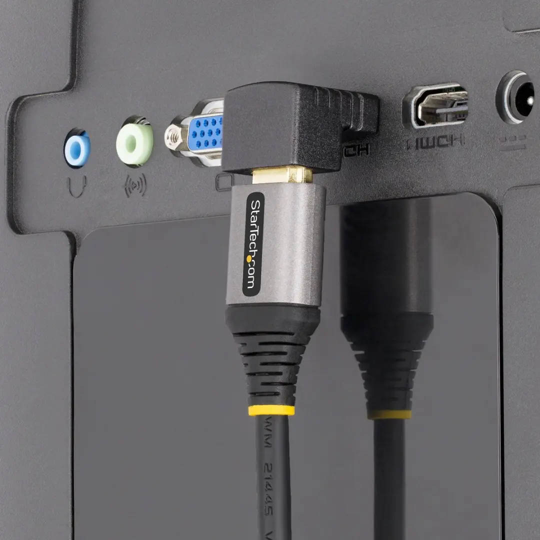 Startech HDMI2HDMIMFDN Opwaartse HDMI Adapter - 4K 60Hz - M/F - Zwart - afbeelding 2 van 6