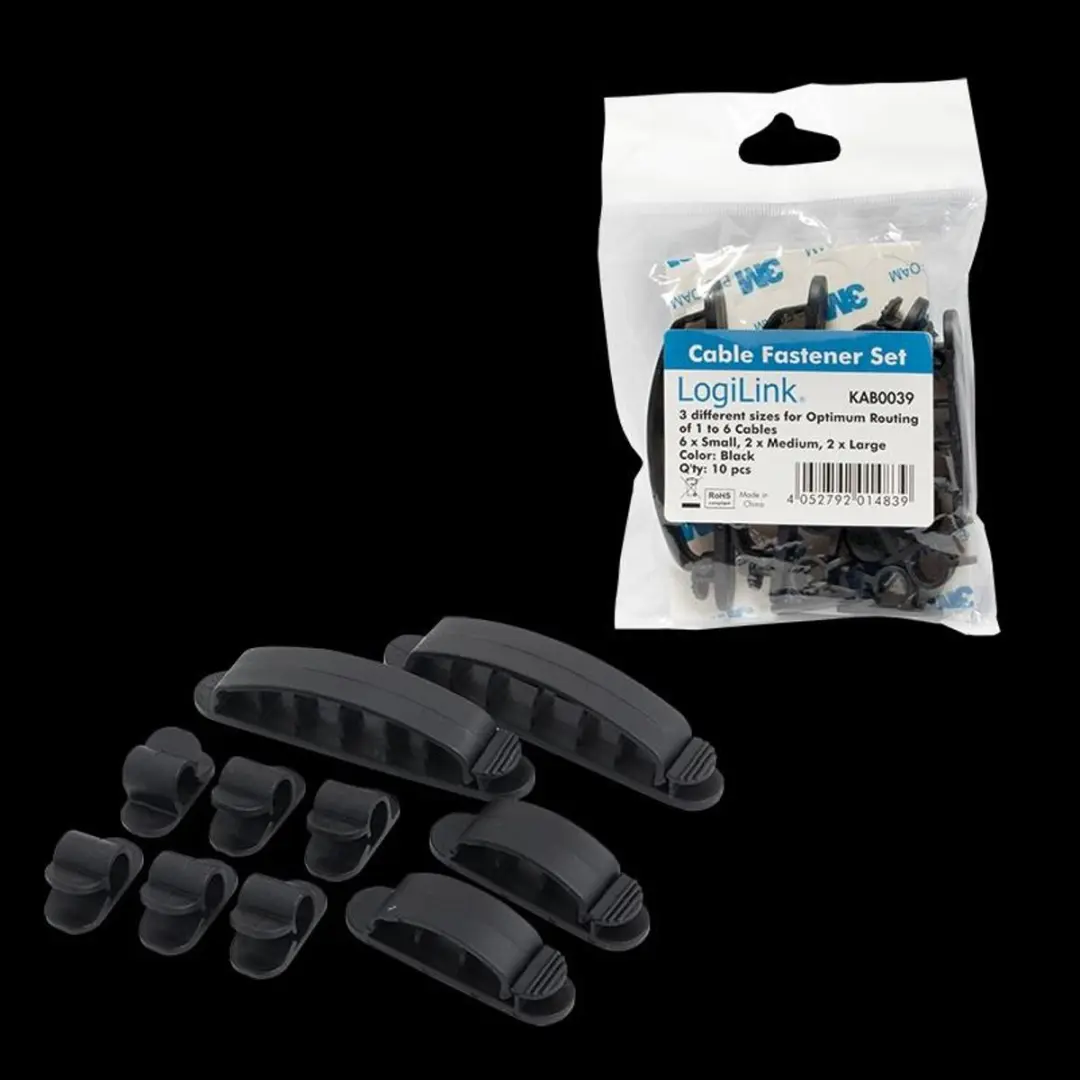 Logilink KAB0039 Kabelbinders - 10 Stuks
