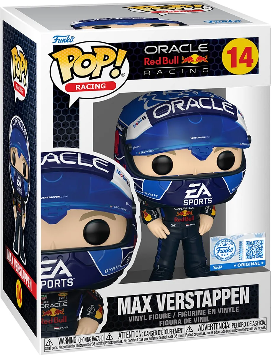 Funko POP! Max Verstappen USA Helmet 66884 - 9cm Multicolor