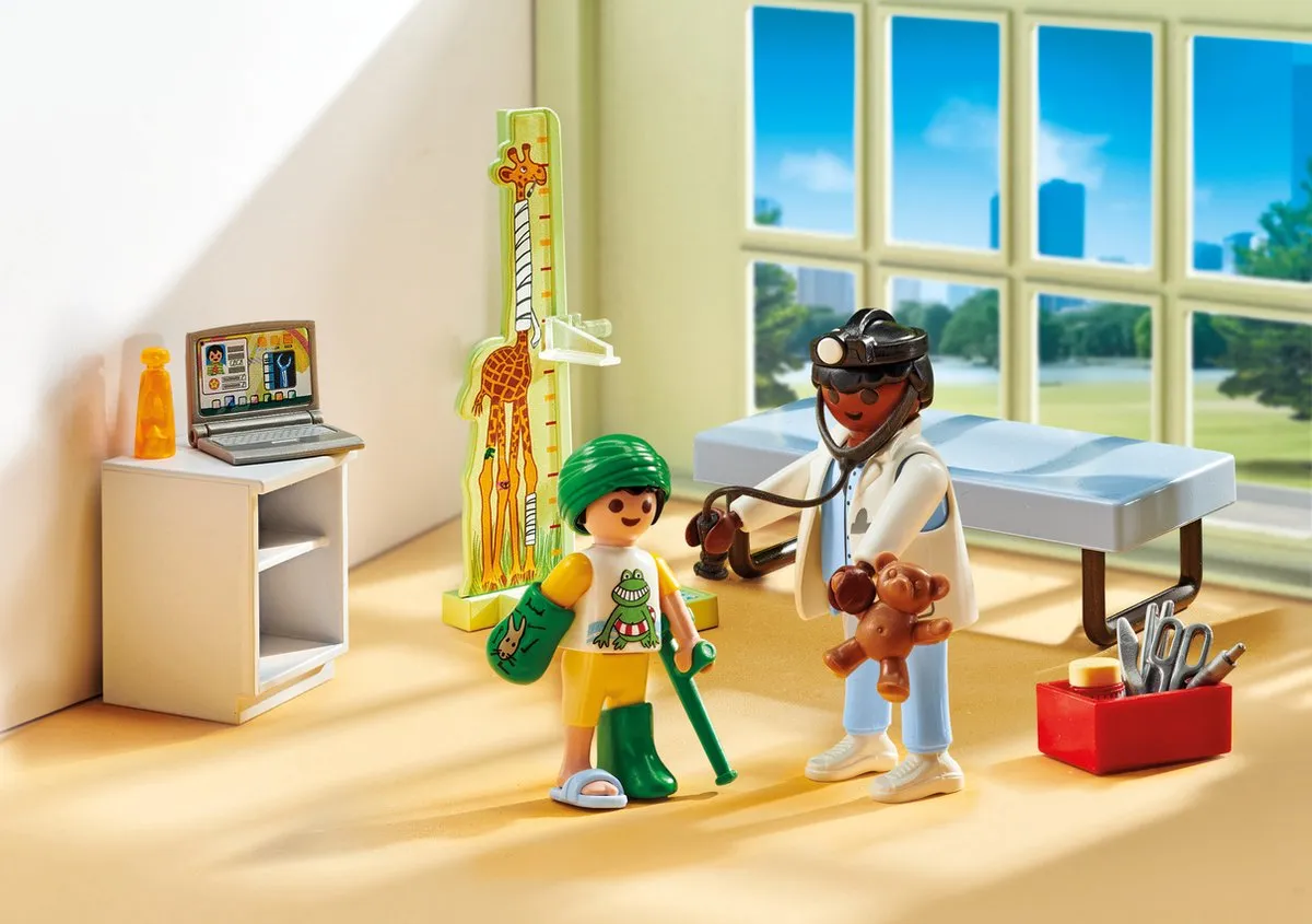 Playmobil My Life Kinderarts met Teddybeer 71619 - Multicolor