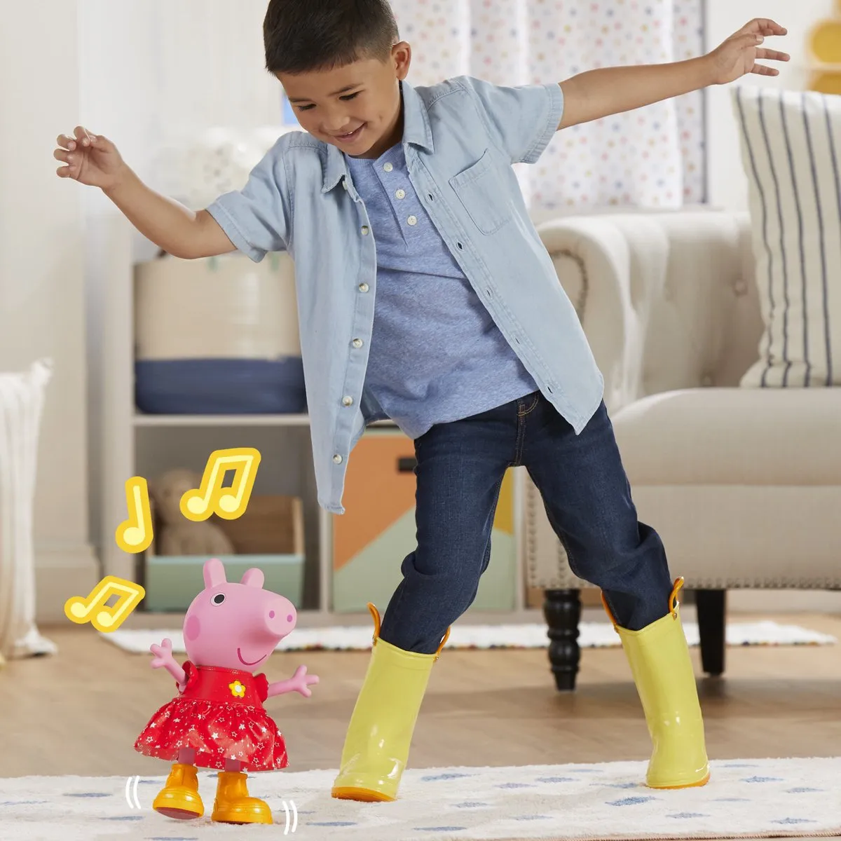 Hasbro Peppa Pig Interactief Figuur 30cm - Multicolor - afbeelding 6 van 6