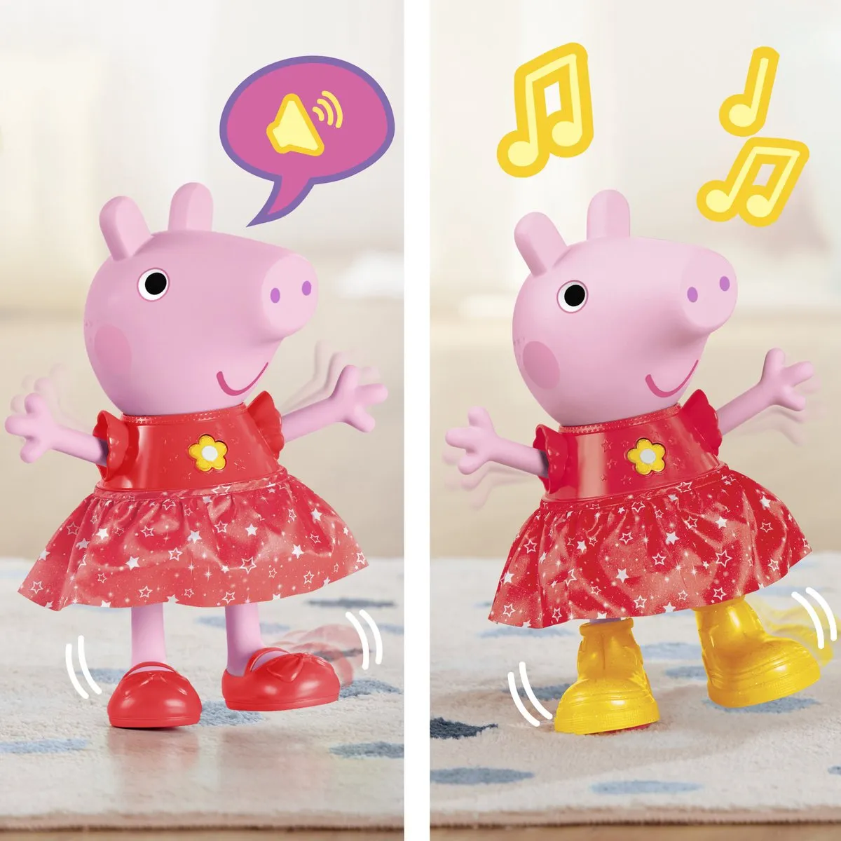 Hasbro Peppa Pig Interactief Figuur 30cm - Multicolor