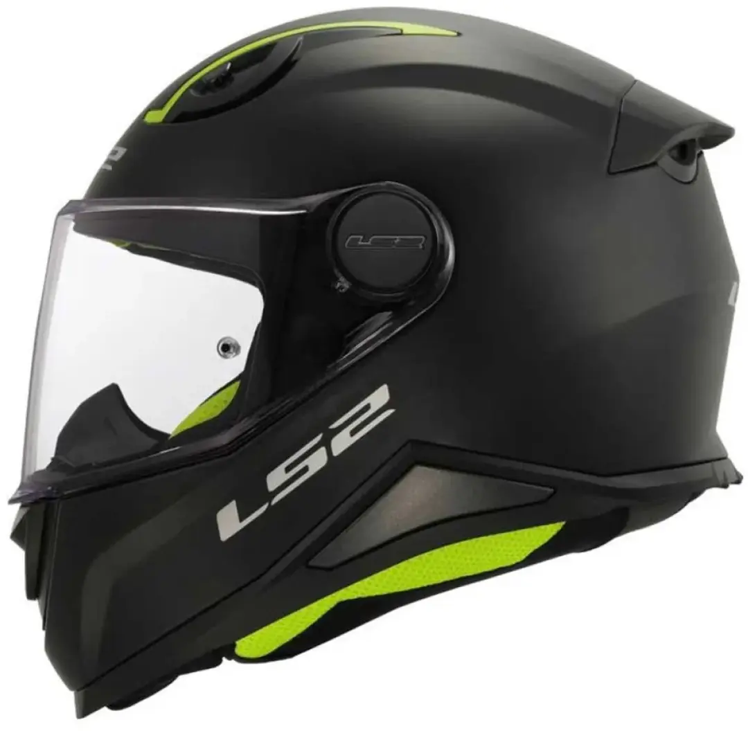LS2 FF812 Kid Solid Mat Zwart Kinder Integraalhelm M