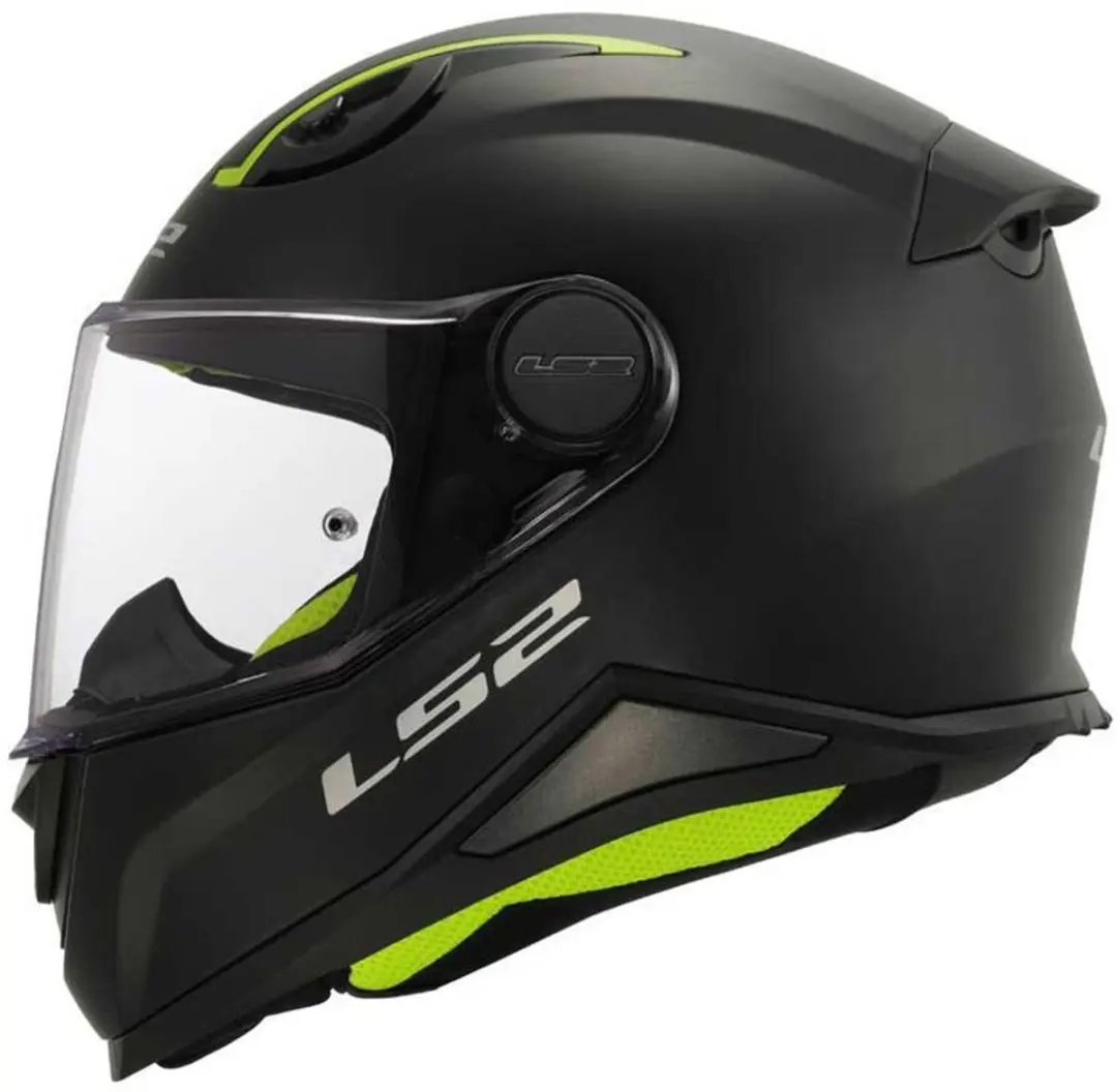LS2 FF812 Kid Solid Mat Zwart Kinder Integraalhelm M