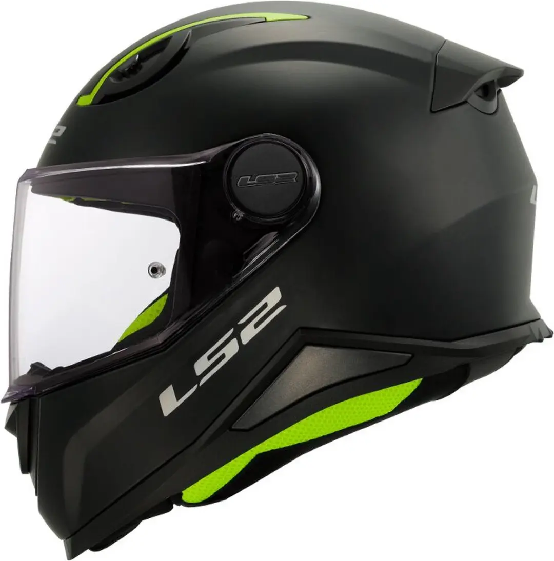 LS2 FF812 Kid Solid Mat Zwart Kinder Integraalhelm M